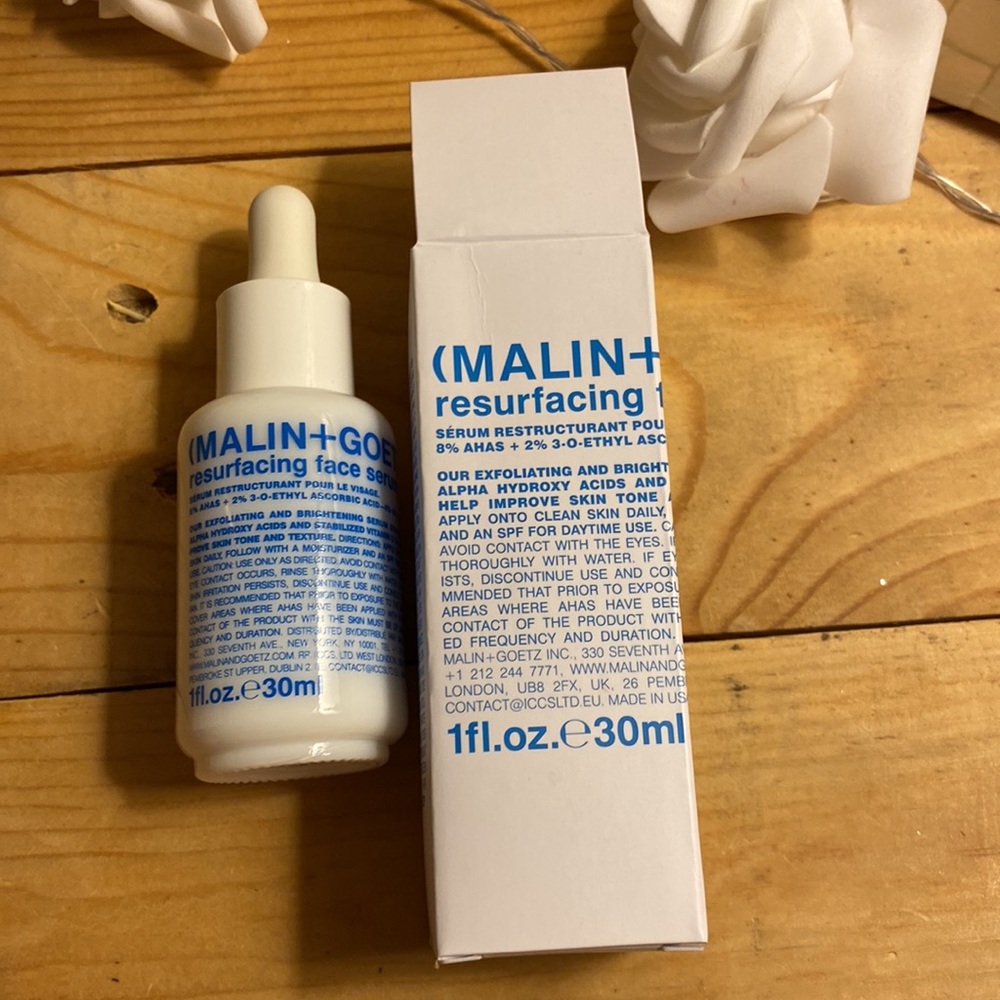 - MALIN- GOETZ Resurfacing Face Serum New